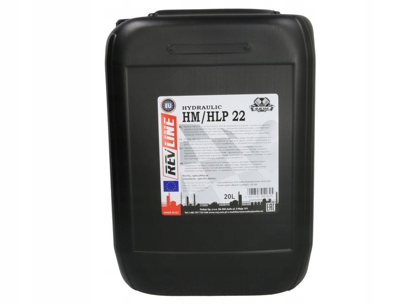 Oleje i smary - REVLINE HYDRAULIC HM/HLP 22 20L