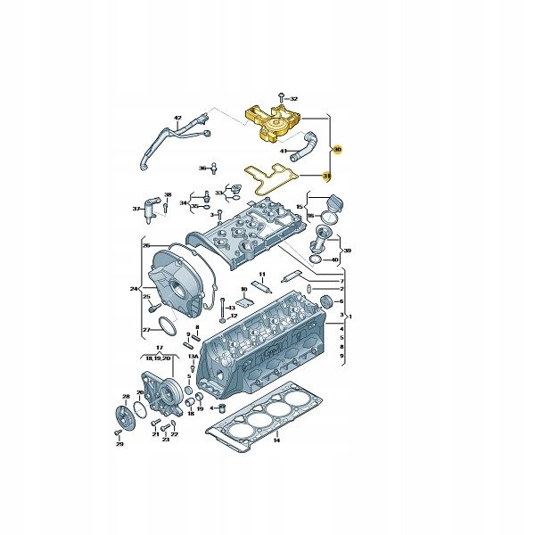 Separator oleju - OE 06H 103 495AL