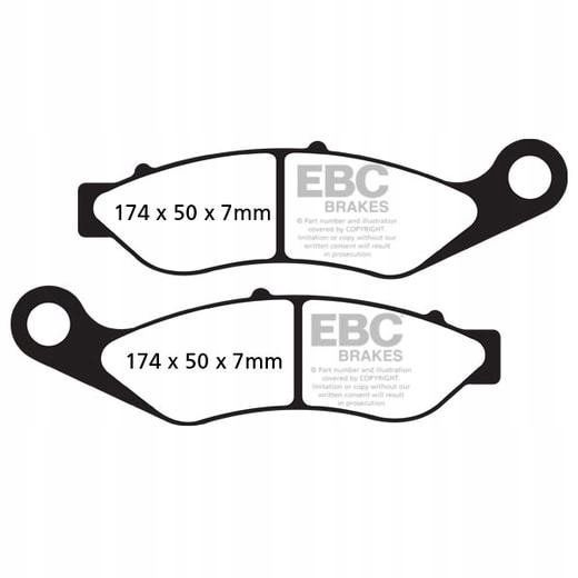 Klocki hamulcowe. moto. - EBC Brakes FA638V