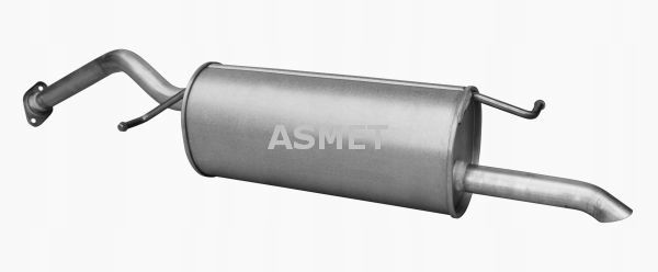 Tłumik układu wydechowego tył - ASMET ASM20.026