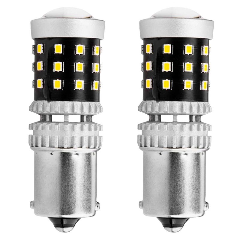 Żarówki LED CANBUS 2016 39SMD 1156 BA15S P21W R10W R5W White 12V 24V - AMIO AMI02799