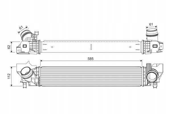 Intercooler - VALEO 822924