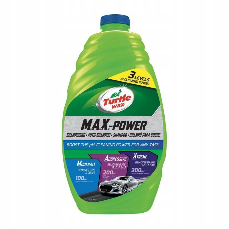 Tur.wax-hs m.a.x.-power car wash szampon - TURTLE WAX AMT70-220