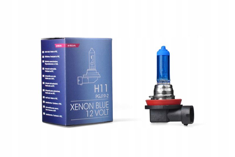 Zarowka 12v h11 55w pgj19-2 xenonblue - M-TECH MTEZXB11