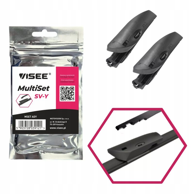 Adaptery sv-y multiset (2 szt) - VISEE MSETADY