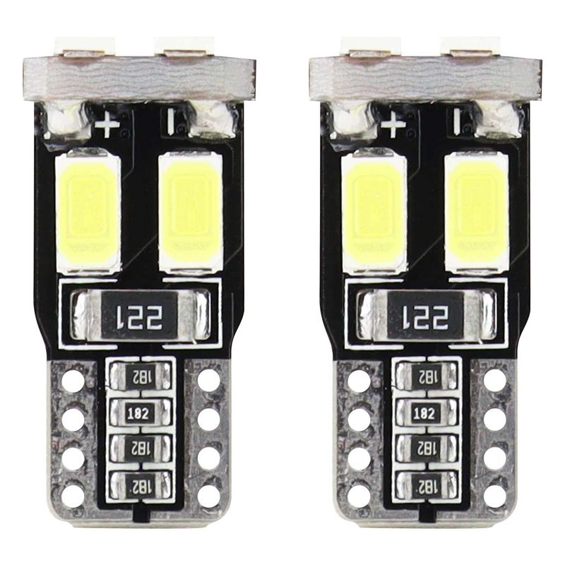 Żarówki LED CANBUS 6SMD 5730 T10 W5W White - AMIO AMI01622