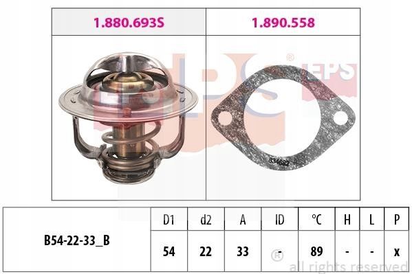Termostat astra h cdti corsa d meriva zafira - EPS 1.880.693