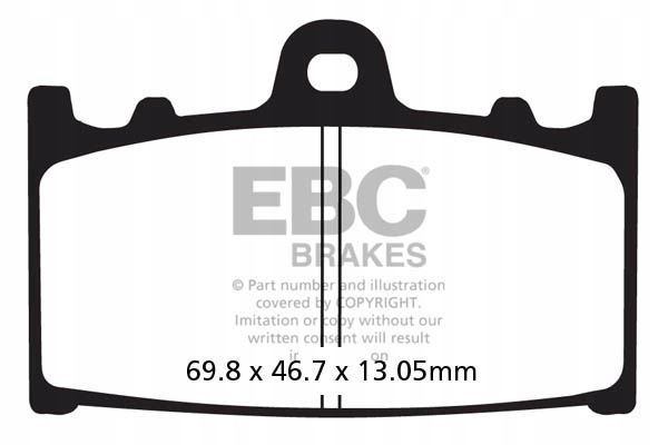 Klocki hamulcowe. moto. suzuki vl 1500 intruder legen… - EBC Brakes FA366V