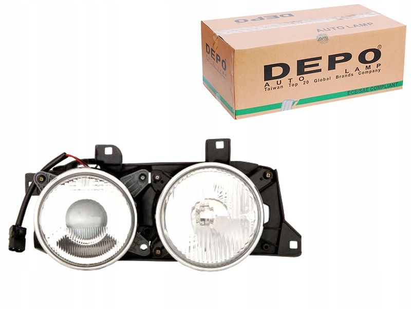 Reflektor /p/ bmw 5 (e34) / 7 (e32) 87-96 - DEPO 444-1114R-LD-E