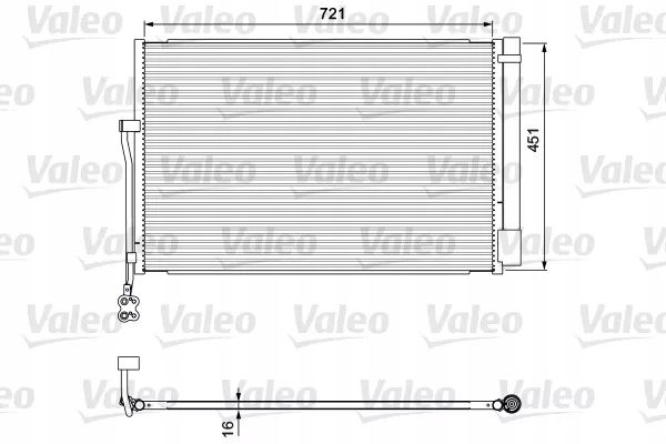 Skraplacz * - VALEO 814379