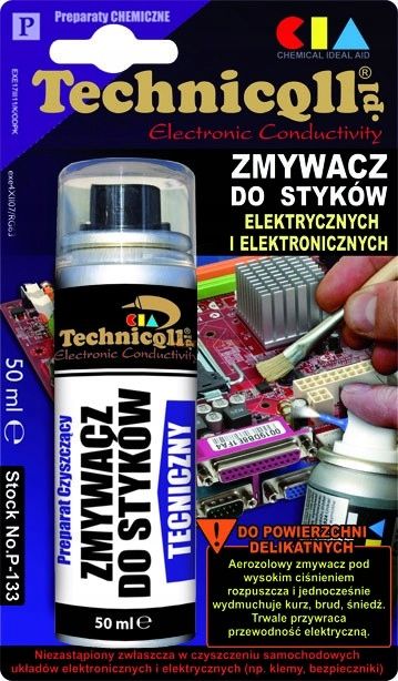 Zmywacz do stykow 50ml - TECHNICQLL TCHP-113