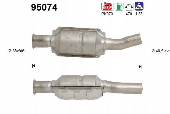 Katalizator toyota corolla e11 1,6 - AS 95074