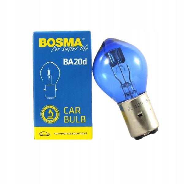 Zar.12v 35/35w ba20d niebieska - BOSMA LED6159