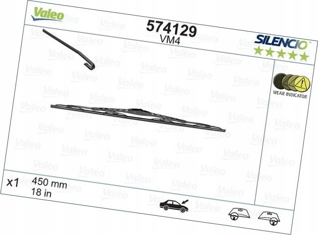 Pioro wycier 450 szkielet vm4 performanc - VALEO 574129