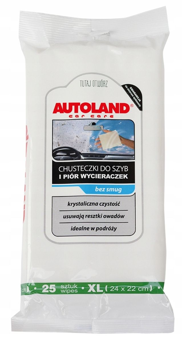 Chusteczki do szyb komplet 25 szt - AUTOLAND AUT117100199