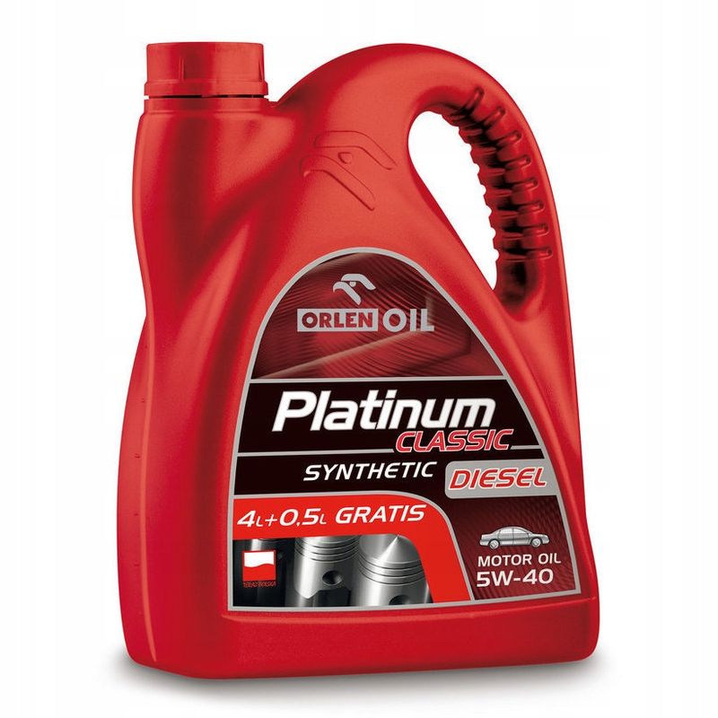 Oleje i smary - ORLEN PLATINUM CL. DIESEL SYN 5W40 4,5L