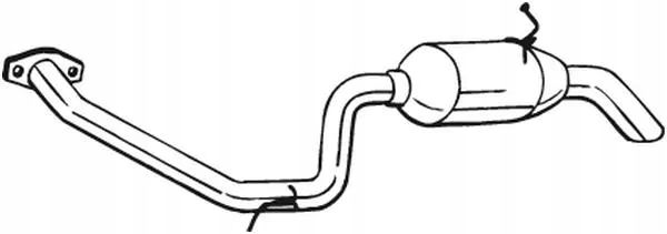 Tłumik układu wydechowego tył - BOSAL BOS228-159