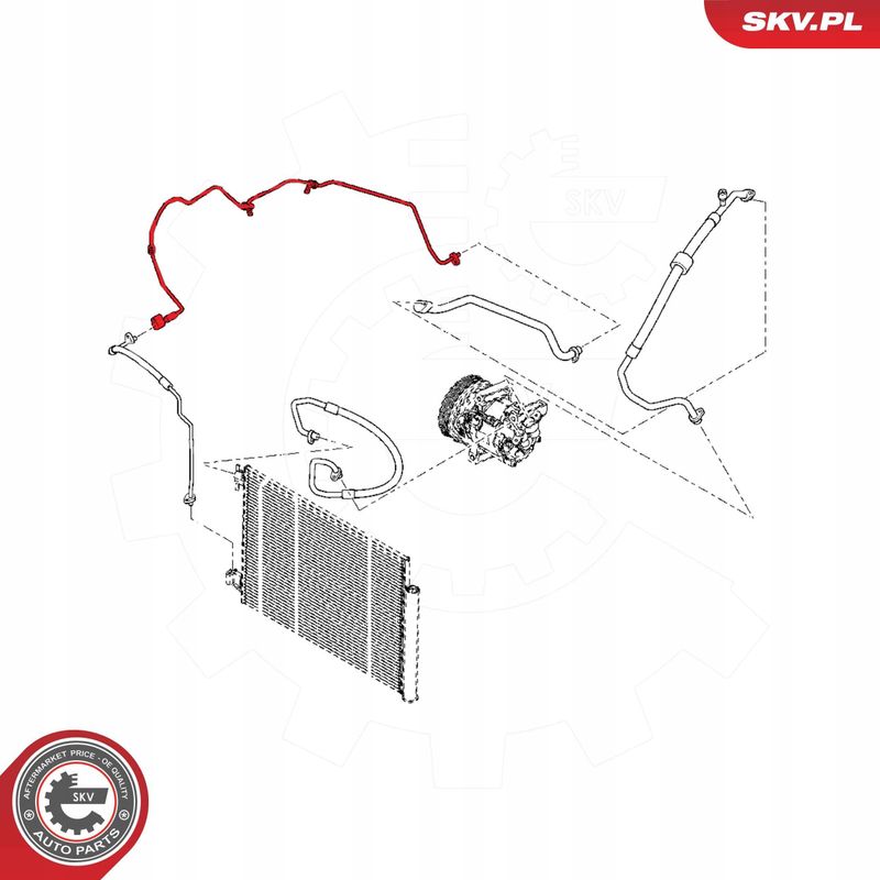 Przewód klimatyzacji - SKV ESEN 54SKV610
