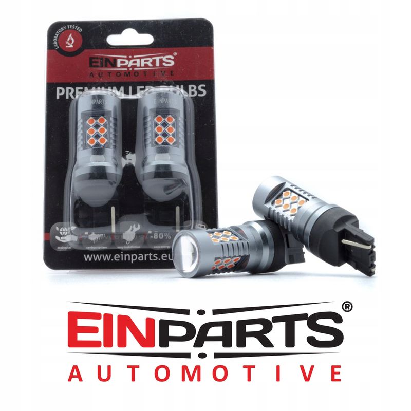 Zarowka 12v w21w 24 smd 3030 czerwony ca EPL295