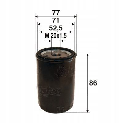 Filtr oleju - VALEO 586002