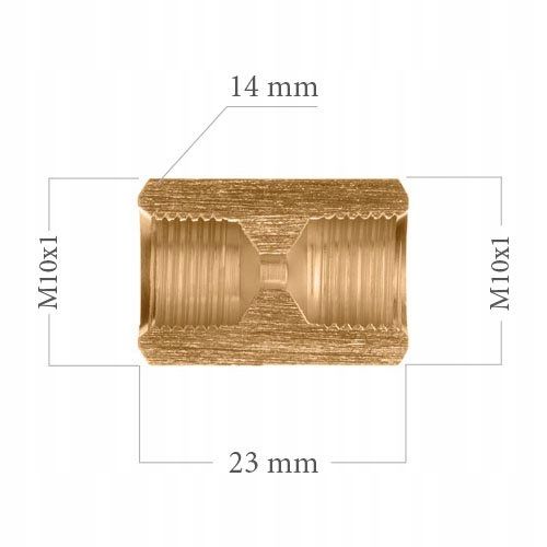 Lacznik hamulcowyu m10x1-m10x1 wp121 WPH5-600-121