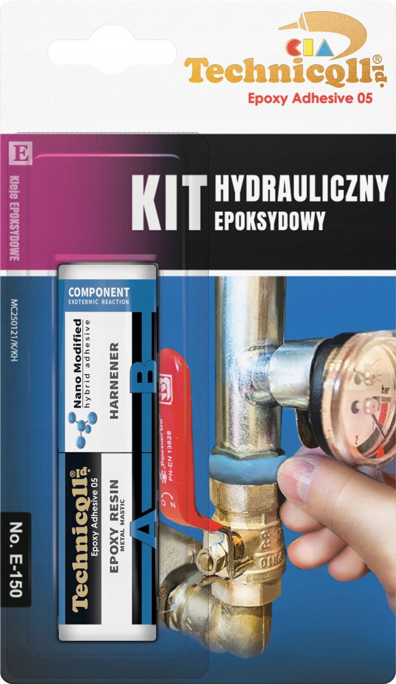 Kit hydrauliczny epoksydowy 35g - TECHNICQLL TCHE-150