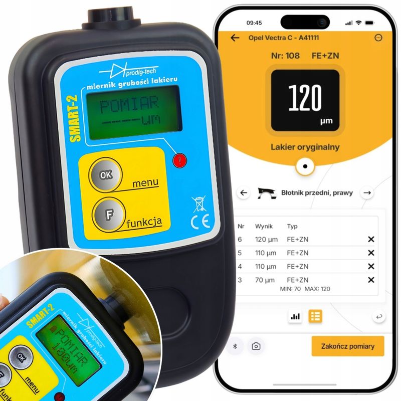 Miernik gruboŚci lakierowniczyu gl-smart-2 - PRODIG TECH GL-SMART-2