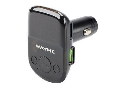 Transmiter fm wayme 12/24v usb qc3.0 - CARMOTION CRM63017